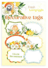 Fresh Lemonade - P13 - Double-Sided Cardstock Tags 6/Pkg -  #04 (1978)