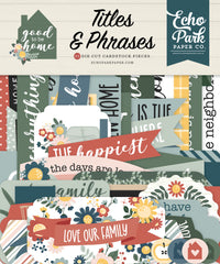 Good To Be Home - Echo Park  - Titles & Phrases