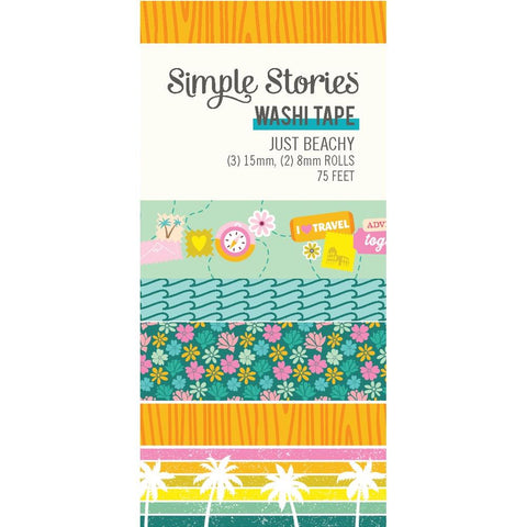 Just Beachy - Simple Stories - Washi Tape 5/Pkg