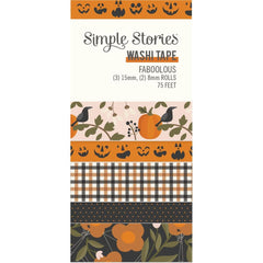 FaBOOlous - Simple Stories - Washi Tape 5/Pkg