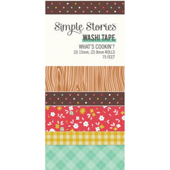 What's Cookin' ? - Simple Stories - Washi Tape 5/Pkg