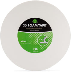 iCraft - 3D Foam Tape - Jumbo Roll White (6072)