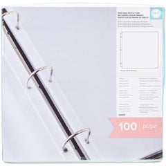 We R Memory Keepers - 12"X12" Ring Page Protectors 100/Pkg (0251)