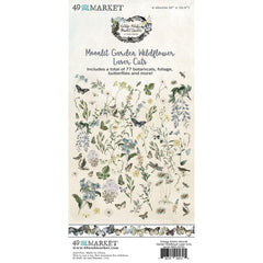 Vintage Artistry Moonlit Garden - 49 & Market - Laser Cut Outs - Wildflowers (5705)