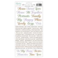 Home Sweet Home - Mintay Papers - 6"x12" Paper Stickers - Words