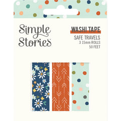 Safe Travels - Simple Stories - Washi Tape 3/Pkg