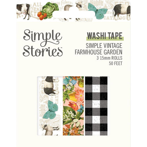 Simple Vintage Farmhouse Garden - Simple Stories - Washi 3/Pkg