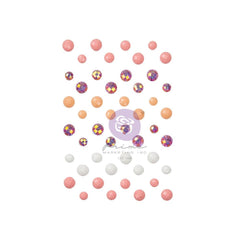 Strawberry Milkshake  - Prima Marketing - Say It In Crystals - Assorted Dots 48/Pkg