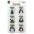 Evergreen & Holly  - Vicki Boutin - Shaker Stickers 6/Pkg - Mason Jar (5513)