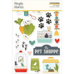 Pet Shoppe - Simple Stories - Sticker Book 12/Sheets