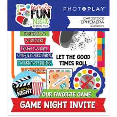 Family Fun Night - PhotoPlay - Ephemera Cardstock Die-Cuts