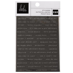 Set Sail - Heidi Swapp - Sentiment Stickers 123/Pkg (1996)