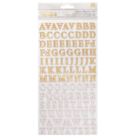Woodland Grove - Maggie Holmes - Thickers Stickers 216/Pkg -  Shimmers Alpha (4831)