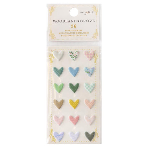 Woodland Grove - Maggie Holmes - Mini Puffy Stickers 36/Pkg (3029)