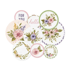 Stitched With Love  - P13 - Double-Sided Cardstock Tags 9/Pkg - #01