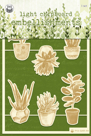 The Garden of Books  - P13 - Chipboard Embellishments - 02