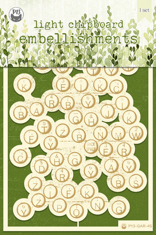 The Garden of Books  - P13 - Chipboard Embellishments - 03