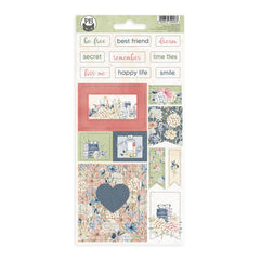 Lady's Diary - P13 - Chipboard Sticker Sheet (0533)