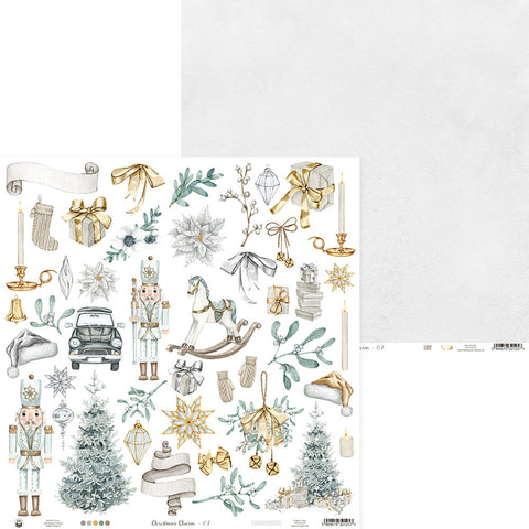 Christmas Charm - P13 - 12"x12" Patterned Paper - Paper 07