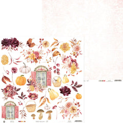Hello Autumn  - P13 - 12"x12" Patterned Paper - Paper 07