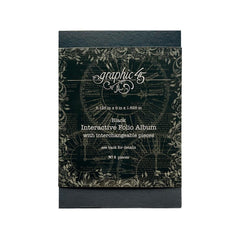 Graphic45 - Staples Interactive Folio Album - Black (0955)