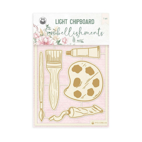 Let Your Creativity Bloom - P13 - Chipboard Embellishments 4"X6" - #01, 7/Pkg (8663)