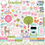 All About A Girl - Echo Park - 12"x12" Cardstock Sticker Sheet - Elements