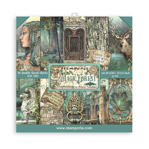 Magic Forest - Stamperia - 12"X12" Paper Pad (6525)