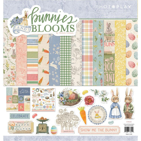 Bunnies & Blooms - PhotoPlay - Collection Pack 12"X12"