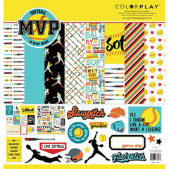 MVP Softball - PhotoPlay/ColorPlay - Collection Pack 12"X12"
