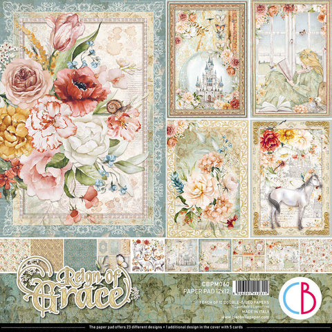 Reign of Grace - Ciao Bella - 12"x12" Paper Pad 12/pkg