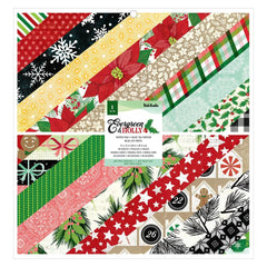 Evergreen & Holly  - Vicki Boutin - Double-Sided Paper Pad 12"X12" 48/Pkg