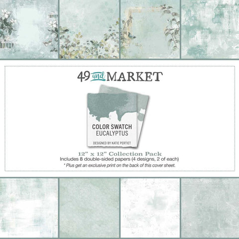 Color Swatch: Eucalyptus - 49 & Market - Collection Pack 12"X12" (9876)