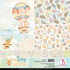 My Tiny World - Ciao Bella - 12"x12" Paper Pad - Patterns (3998)