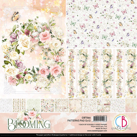 Blooming - Ciao Bella - 12"x12" Paper Pad - Patterns (4063)
