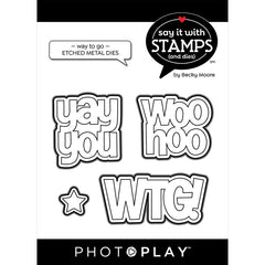 PhotoPlay - Say It With Stamps - DIE SET - Way To Go
