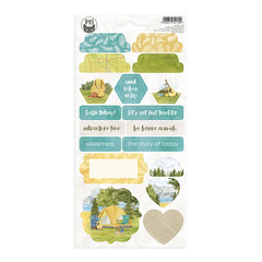 Hit the Road - P13 - Chipboard Sticker Sheet (1790)