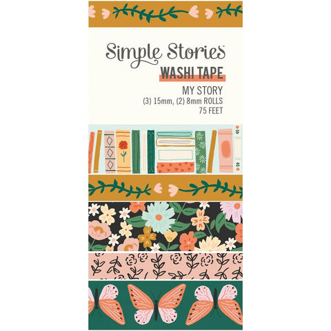 My Story - Simple Stories - Washi Tape 5/Pkg