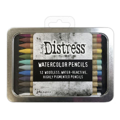 Tim Holtz - Distress Watercolor Pencils 12/Pkg - Set #1