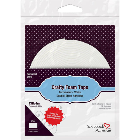 Scrapbook Adhesives Crafty Foam Tape Roll  .375"X13' - White