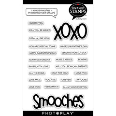 PhotoPlay - Say It With Stamps - Clear Stamp - XOXO Smooches