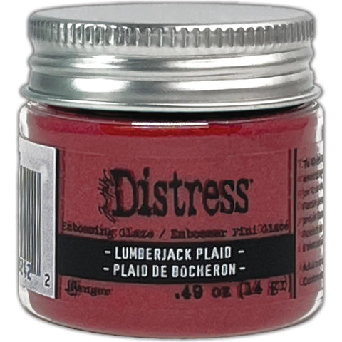 Tim Holtz - Distress Embossing Glaze - Lumberjack Plaid