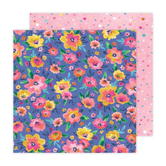 Blooming Wild - Paige Evans - Double-Sided Cardstock 12"X12" - Paper 2