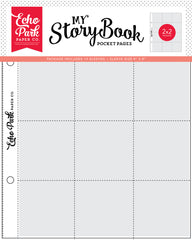 My Story Book - Echo Park - Album Pocket Pages 6"X8" 10/Pkg - 2x2 Pockets