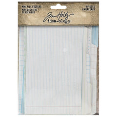 Tim Holtz - Idea-Ology - Mini File Folders 8/Pkg (2323)