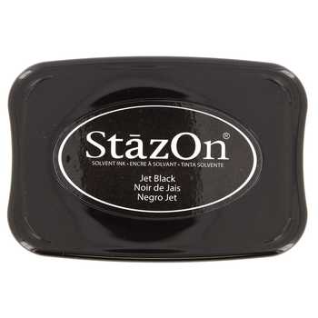 StazOn Solvent Ink Pad - Jet Black