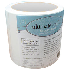 Ultimate Crafts Diecut'N Bond Double-Sided Tape 4.72"X82' - Clear