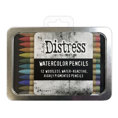 Tim Holtz - Distress Watercolor Pencils 12/Pkg - Set #3