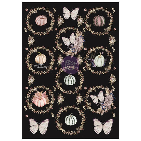 Hello Pink Autumn - Prima Marketing - Rice Paper Sheet A4 (4474)