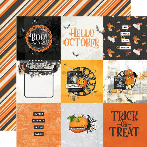 Simple Vintage October 31st - Simple Stories - Double-Sided Cardstock 12"X12" - 4"X4" Elements